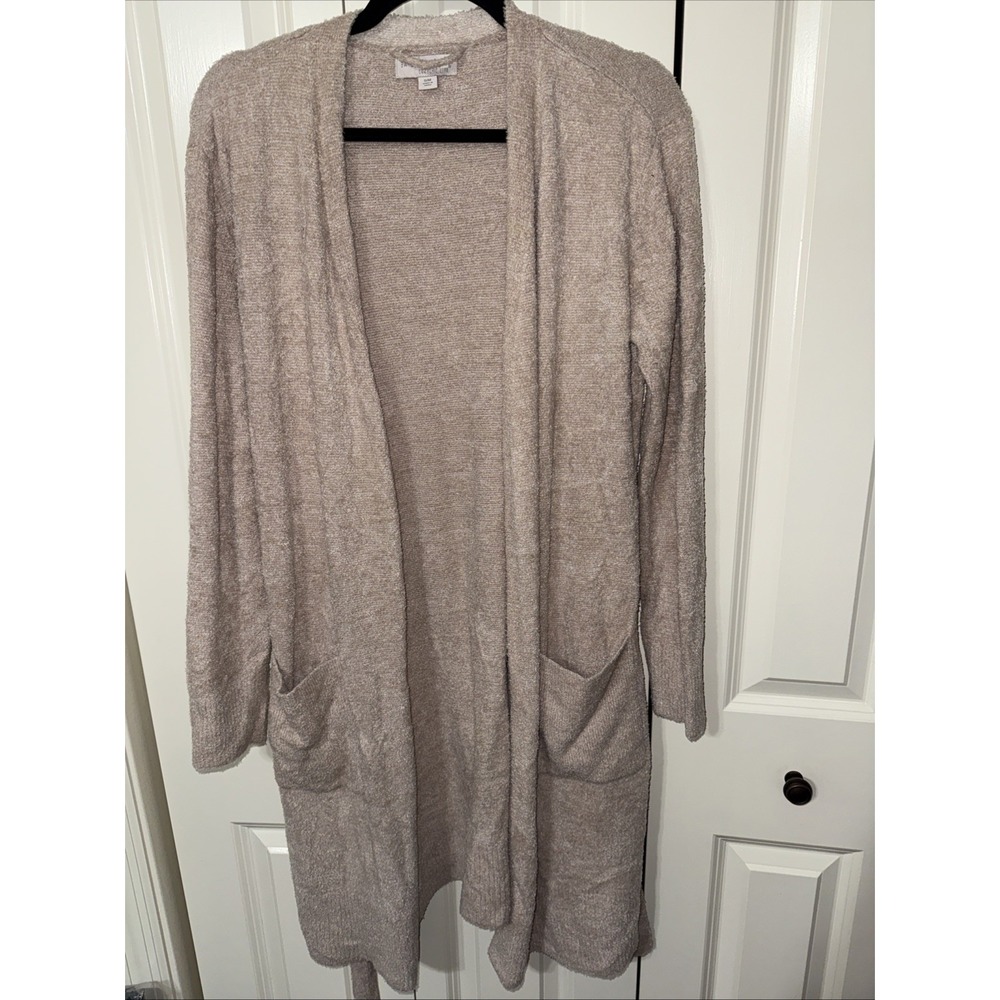 Women's Barefoot Dreams CozyChic Lite‎ Circle Cardigan Bisque Stone Small/Medium